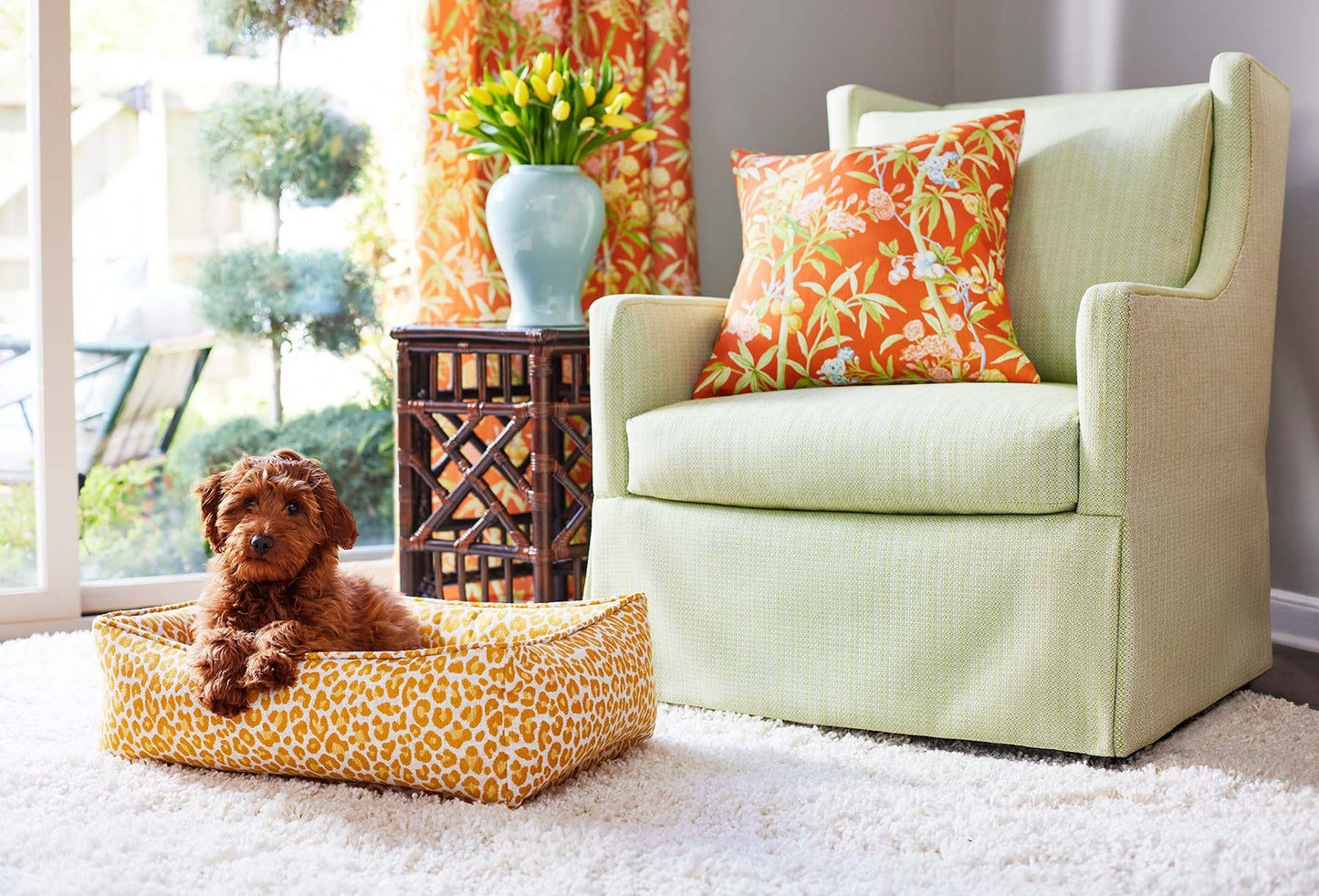 SCALAMANDRE  LANAI - OUTDOOR FABRIC GUAVA   - SC 000316638 NEW SKU # SC166380003