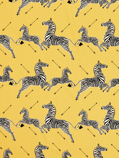 SCALAMANDRE  ZEBRAS PETITE FABRIC YELLOW   - SC 000316641 NEW SKU # SC166410003