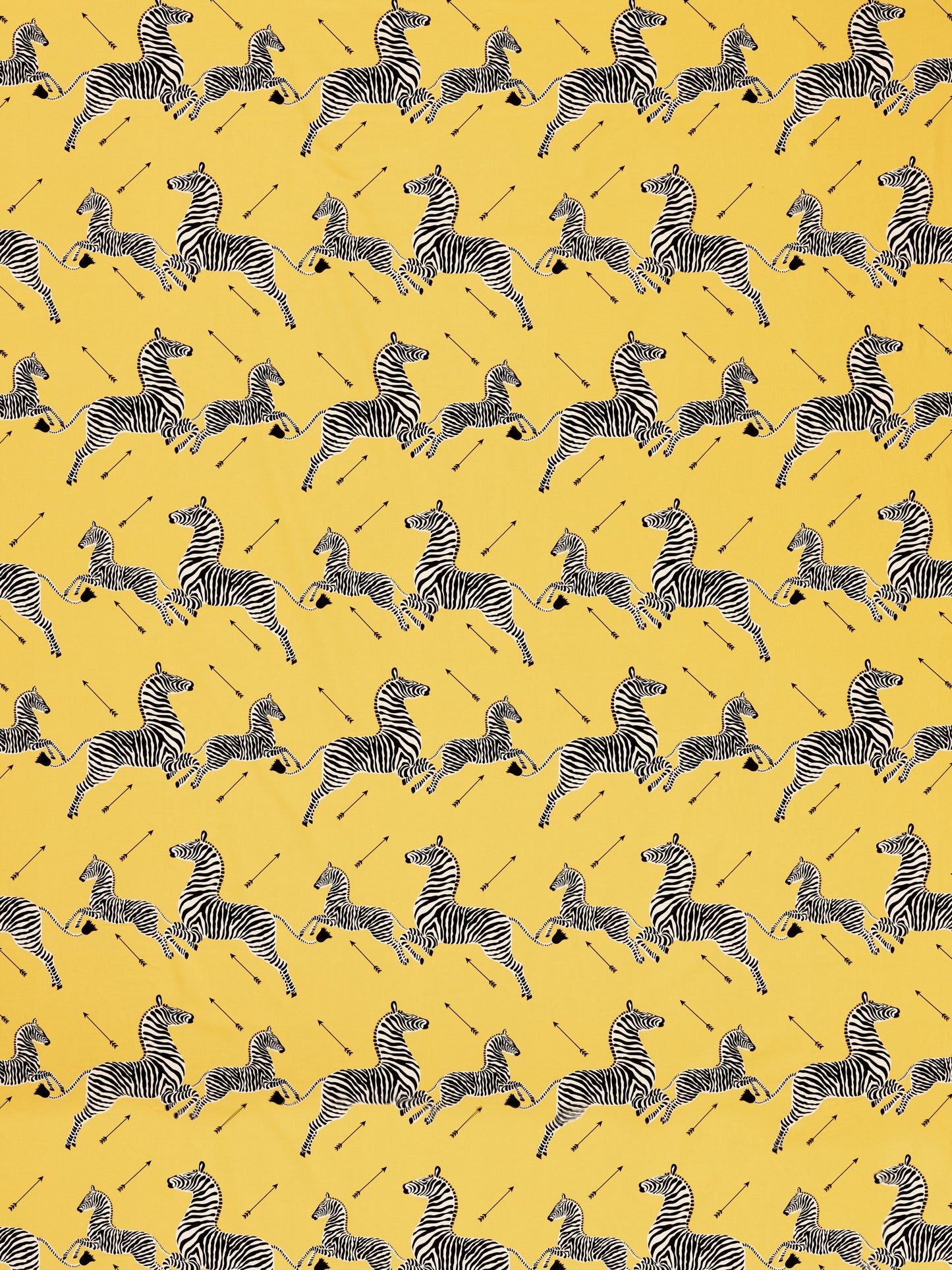 SCALAMANDRE  ZEBRAS PETITE FABRIC YELLOW   - SC 000316641 NEW SKU # SC166410003