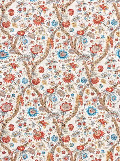 SCALAMANDRE  FLEURS TROPICALES FABRIC AUTUMN MULTI   - SC 000316647 NEW SKU # SC166470003