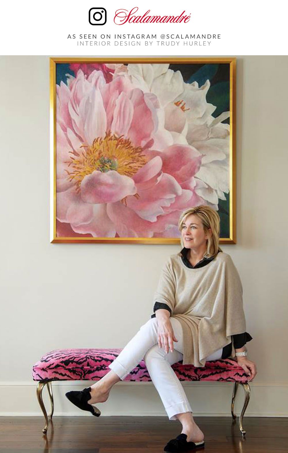 SCALAMANDRE  TIGRE FABRIC REDS & BLACK   - SC 000326167MMA NEW SKU # SC26167MMA0003