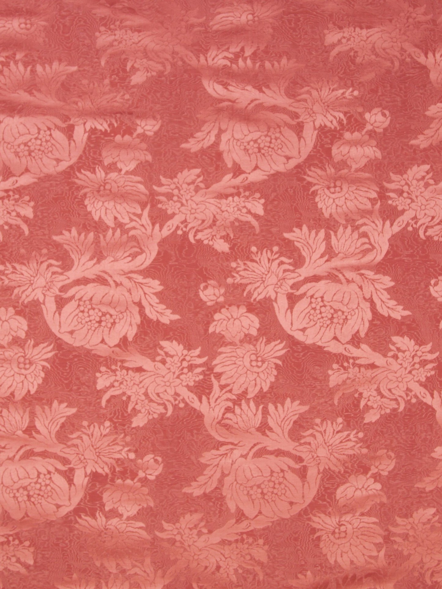 SCALAMANDRE  DAMAS PARC MONCEAU FABRIC CORAL   - SC 000326695