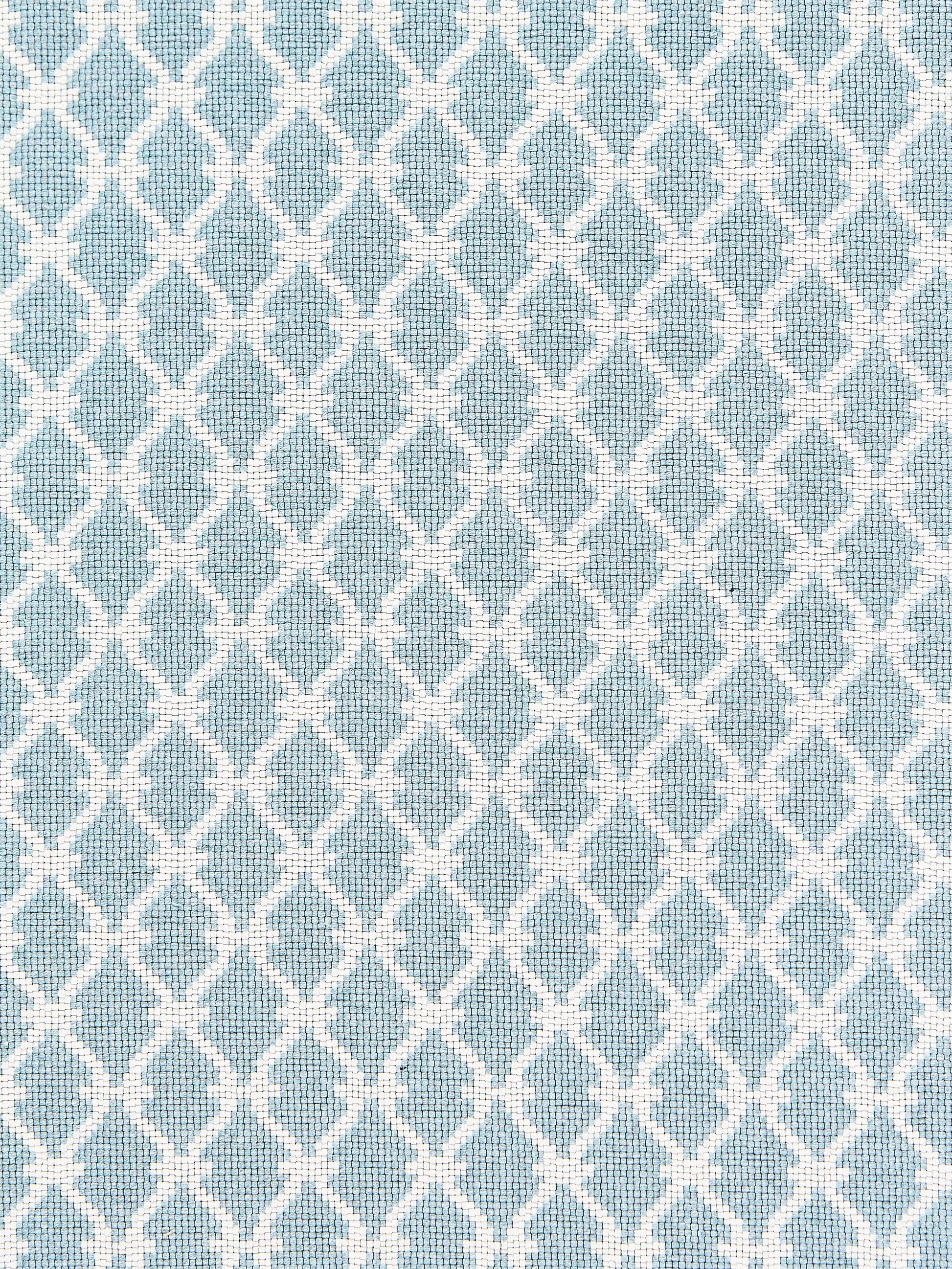 SCALAMANDRE  TRELLIS WEAVE FABRIC SKY   - SC 000327009