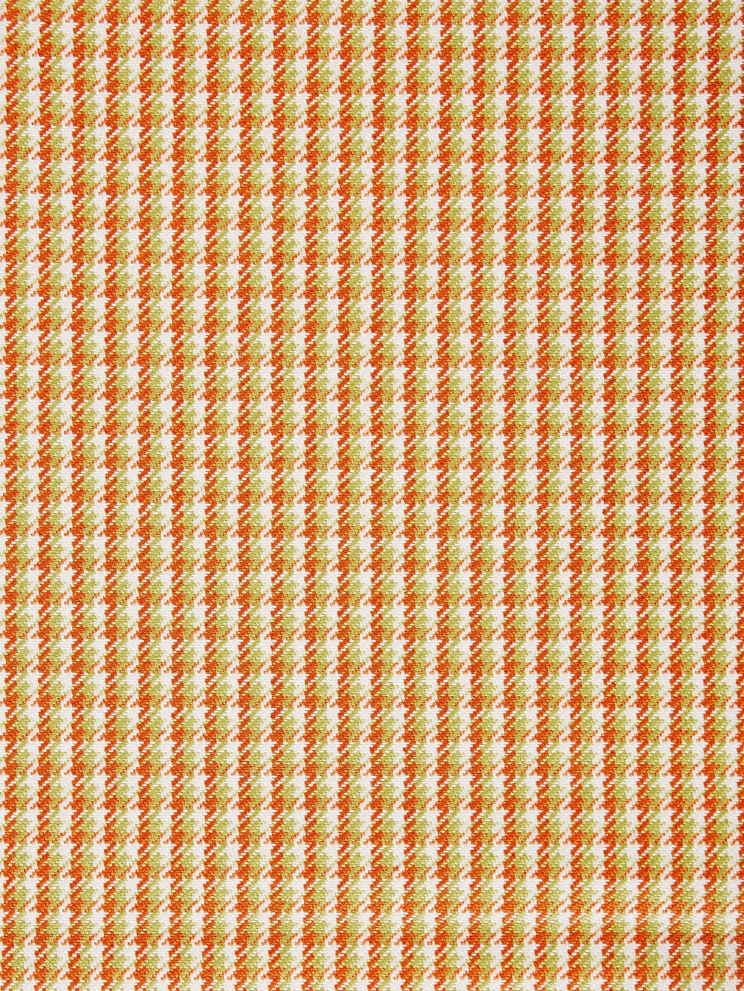 SCALAMANDRE OUTLET  FABRIC TATTERSALL CHECK  FABRIC MANGO   - SC 000327013