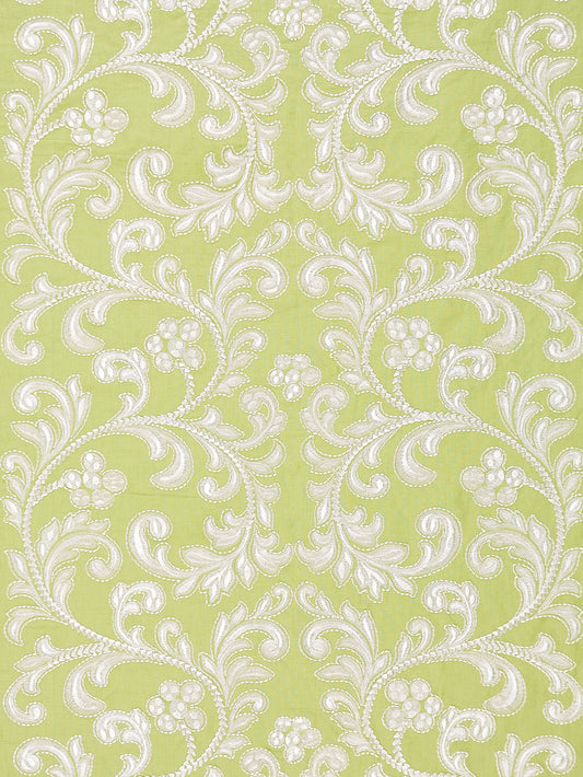 SCALAMANDRE  CHIARA EMBROIDERY FABRIC PEAR   - SC 000327029