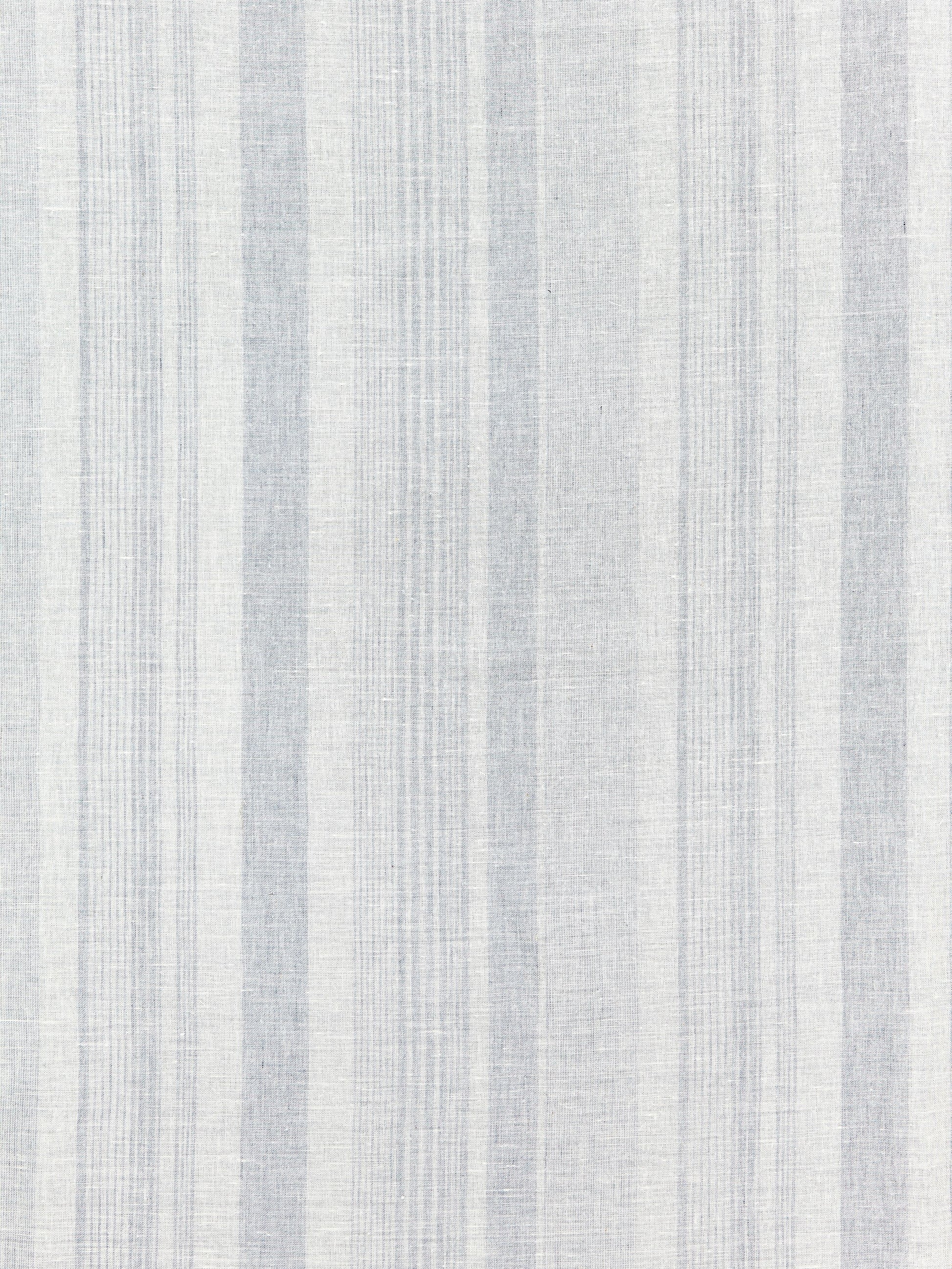 SCALAMANDRE  MONTAUK STRIPE SHEER FABRIC CHAMBRAY   - SC 000327046