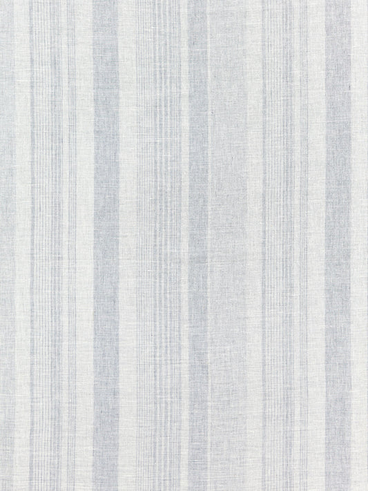 SCALAMANDRE  MONTAUK STRIPE SHEER FABRIC CHAMBRAY   - SC 000327046