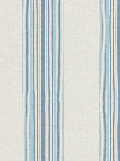 SCALAMANDRE  NAUTICAL STRIPE FABRIC CARIBE   - SC 000327069 NEW SKU # SC270690003