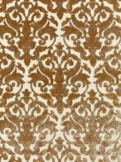 SCALAMANDRE  VENEZIA SILK VELVET FABRIC SABLE   - SC 000327078 NEW SKU # SC270780003
