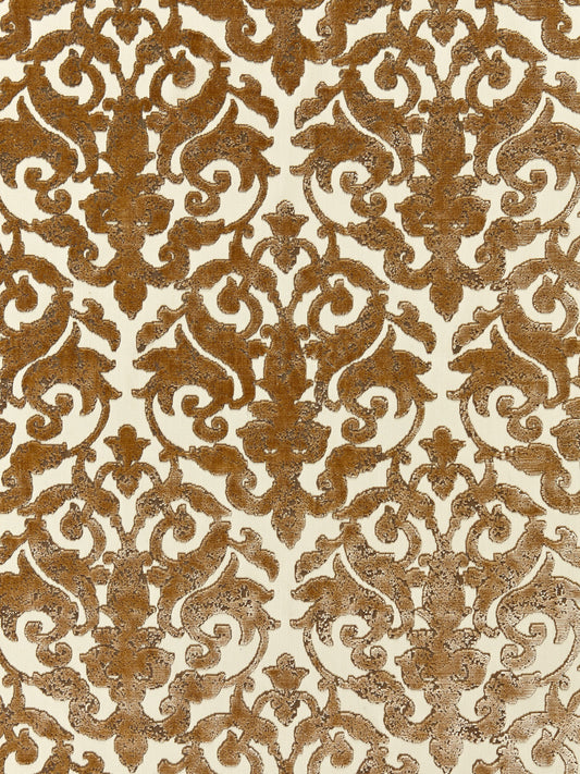 SCALAMANDRE  VENEZIA SILK VELVET FABRIC SABLE   - SC 000327078