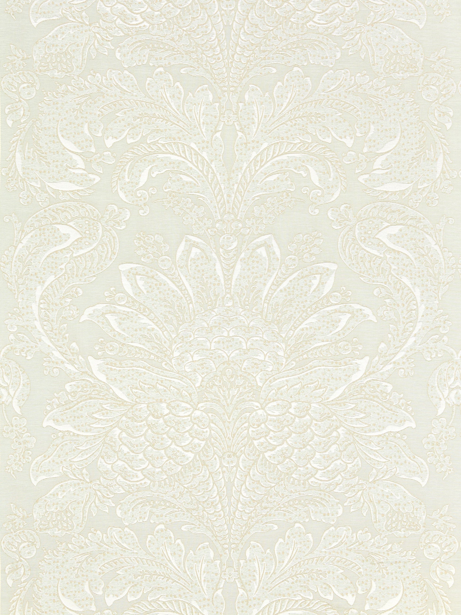 SCALAMANDRE  CARLOTTA DAMASK FABRIC MINERAL   - SC 000327081