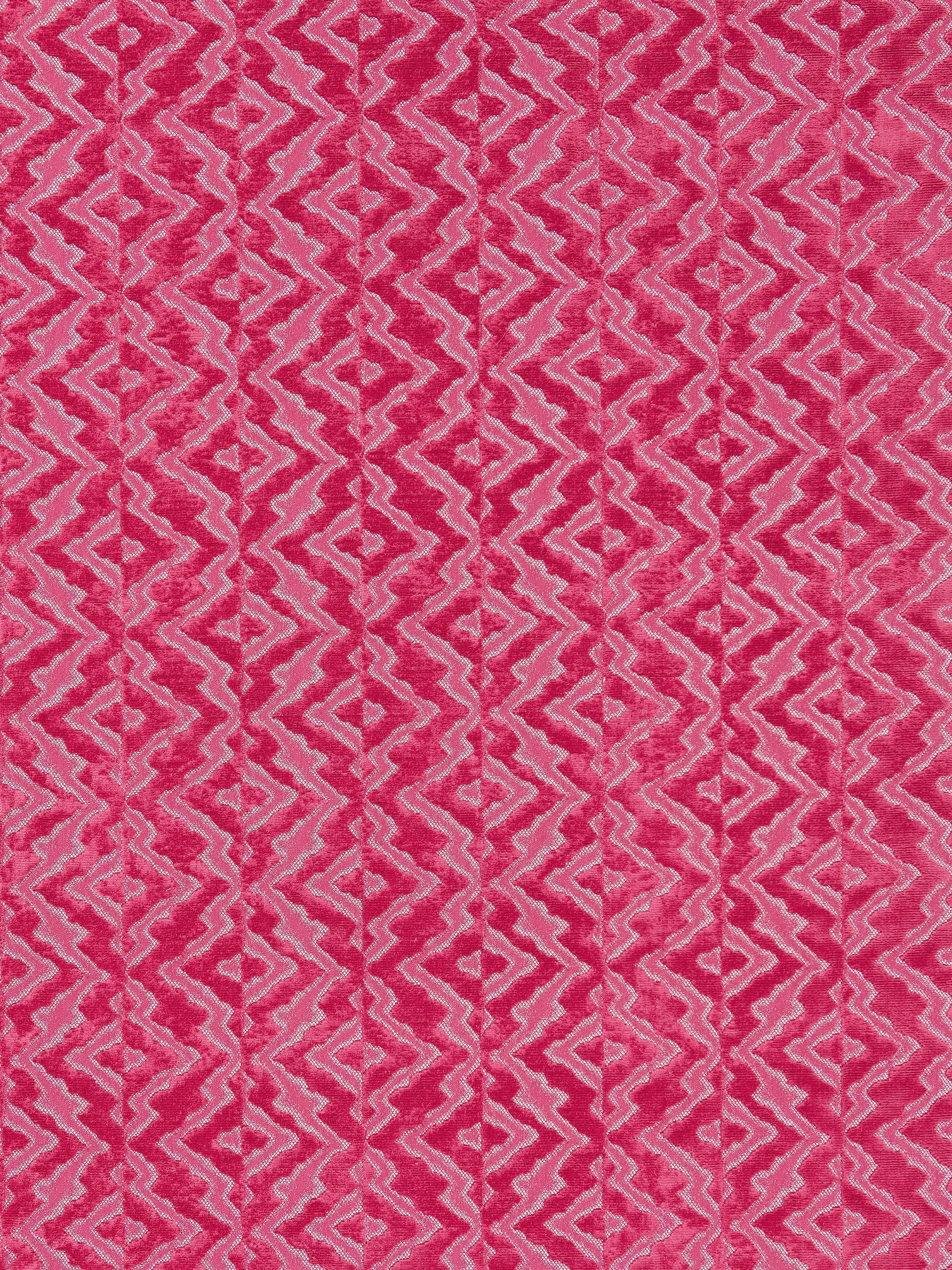 SCALAMANDRE  ECHO VELVET FABRIC RASPBERRY   - SC 000327085