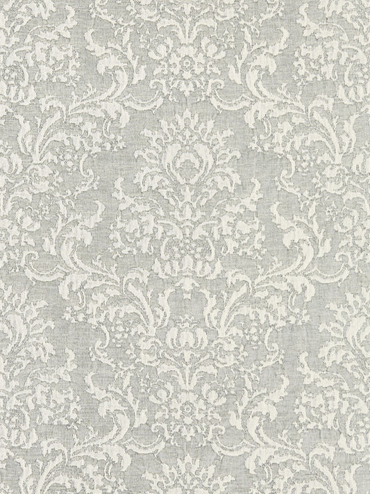 SCALAMANDRE  SAN LUCA DAMASK FABRIC PEARL GREY   - SC 000327094