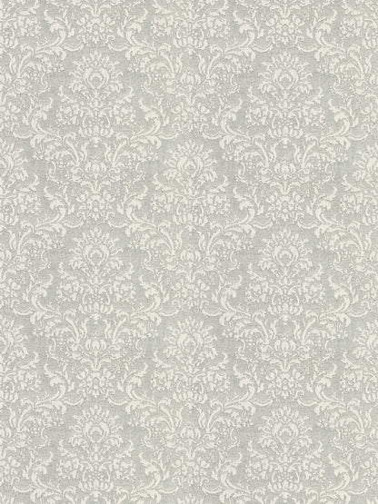 SCALAMANDRE  SAN LUCA DAMASK FABRIC PEARL GREY   - SC 000327094 NEW SKU # SC270940003