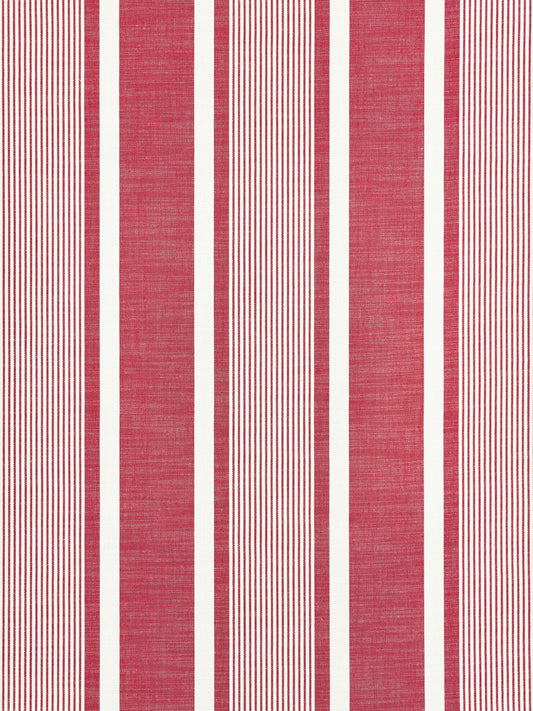 SCALAMANDRE  WELLFLEET STRIPE FABRIC BERRY   - SC 000327111