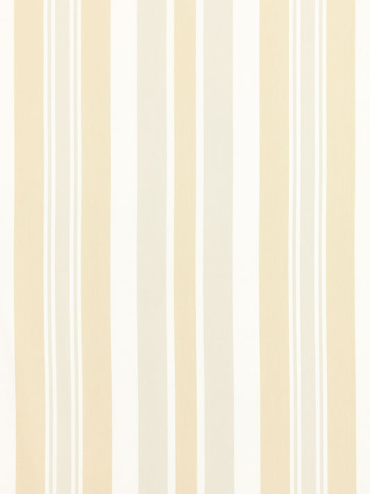 SCALAMANDRE  MAYFAIR COTTON STRIPE FABRIC PEBBLE   - SC 000327112