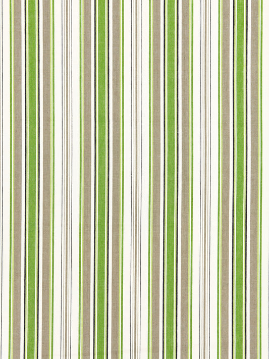 SCALAMANDRE OUTLET  FABRIC ANDOVER COTTON STRIPE  FABRIC GREEN TEA   - SC 000327113 NEW SKU # SC271130003