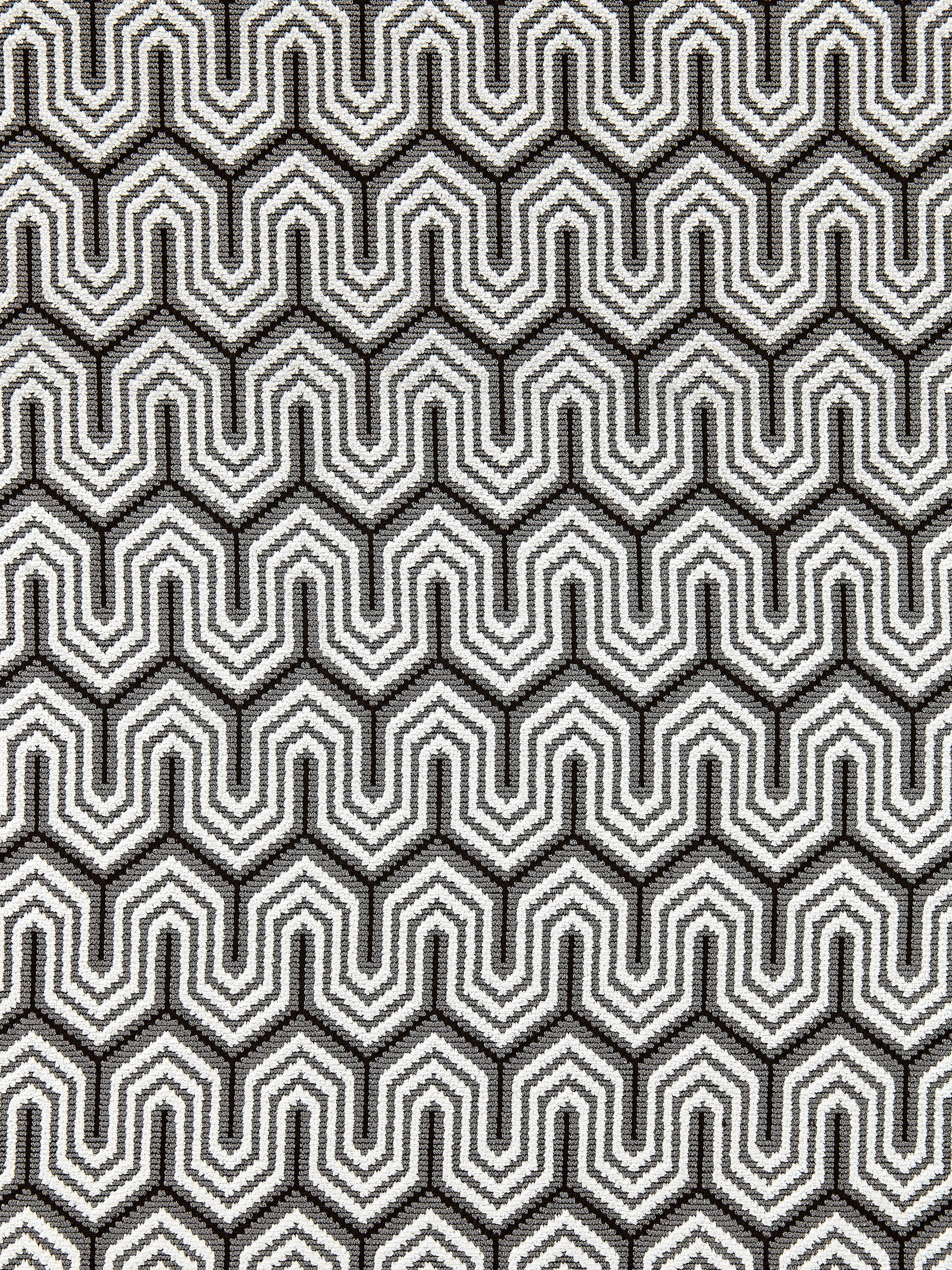 SCALAMANDRE  UNDULATION FABRIC GRAPHITE   - SC 000327129