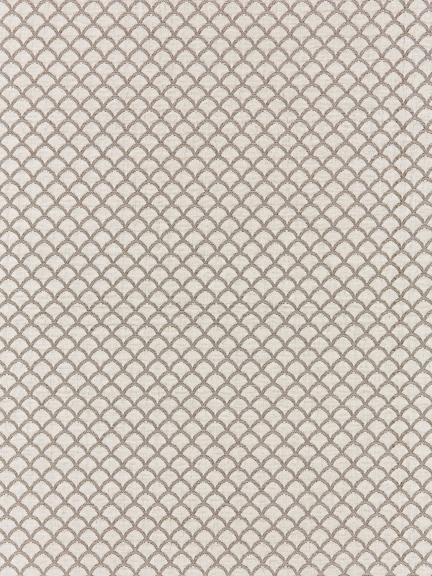 SCALAMANDRE  SCALLOP WEAVE FABRIC FLAX   - SC 000327137