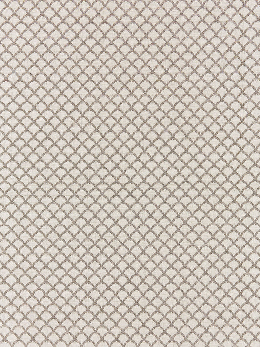 SCALAMANDRE  SCALLOP WEAVE FABRIC FLAX   - SC 000327137