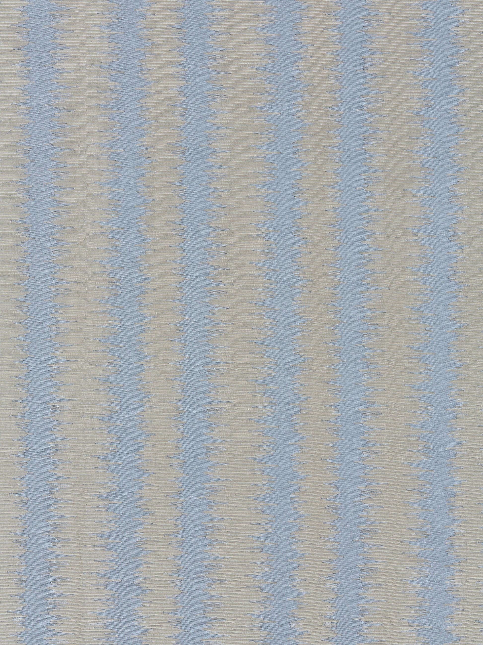 SCALAMANDRE  KONYA IKAT STRIPE FABRIC BLUESTONE   - SC 000327138