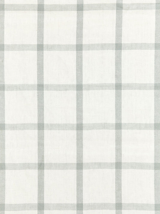 SCALAMANDRE  WILTON LINEN CHECK FABRIC MINERAL   - SC 000327152