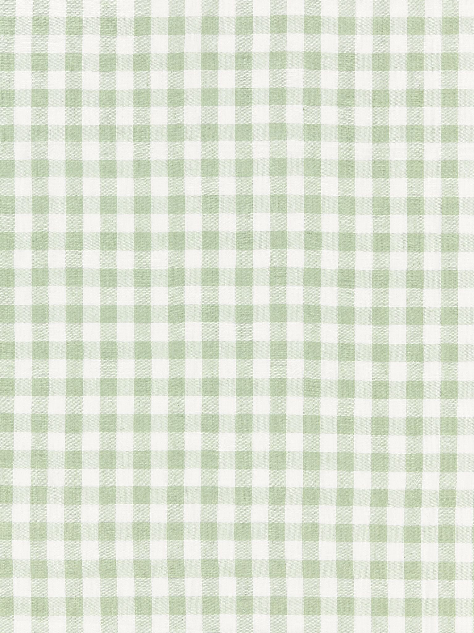 SCALAMANDRE  SWEDISH LINEN CHECK FABRIC WILLOW   - SC 000327166