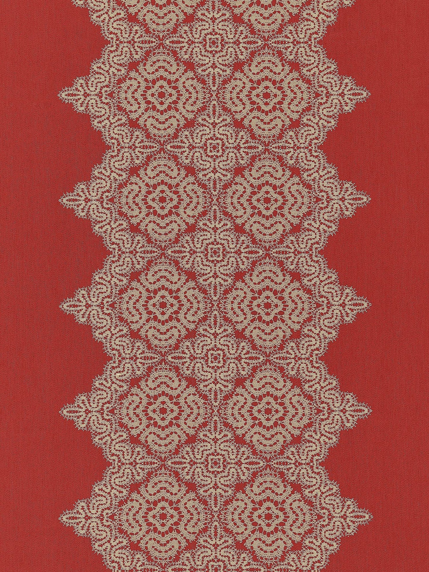 SCALAMANDRE  JOSEPHINE FABRIC CARNELIAN   - SC 000327168