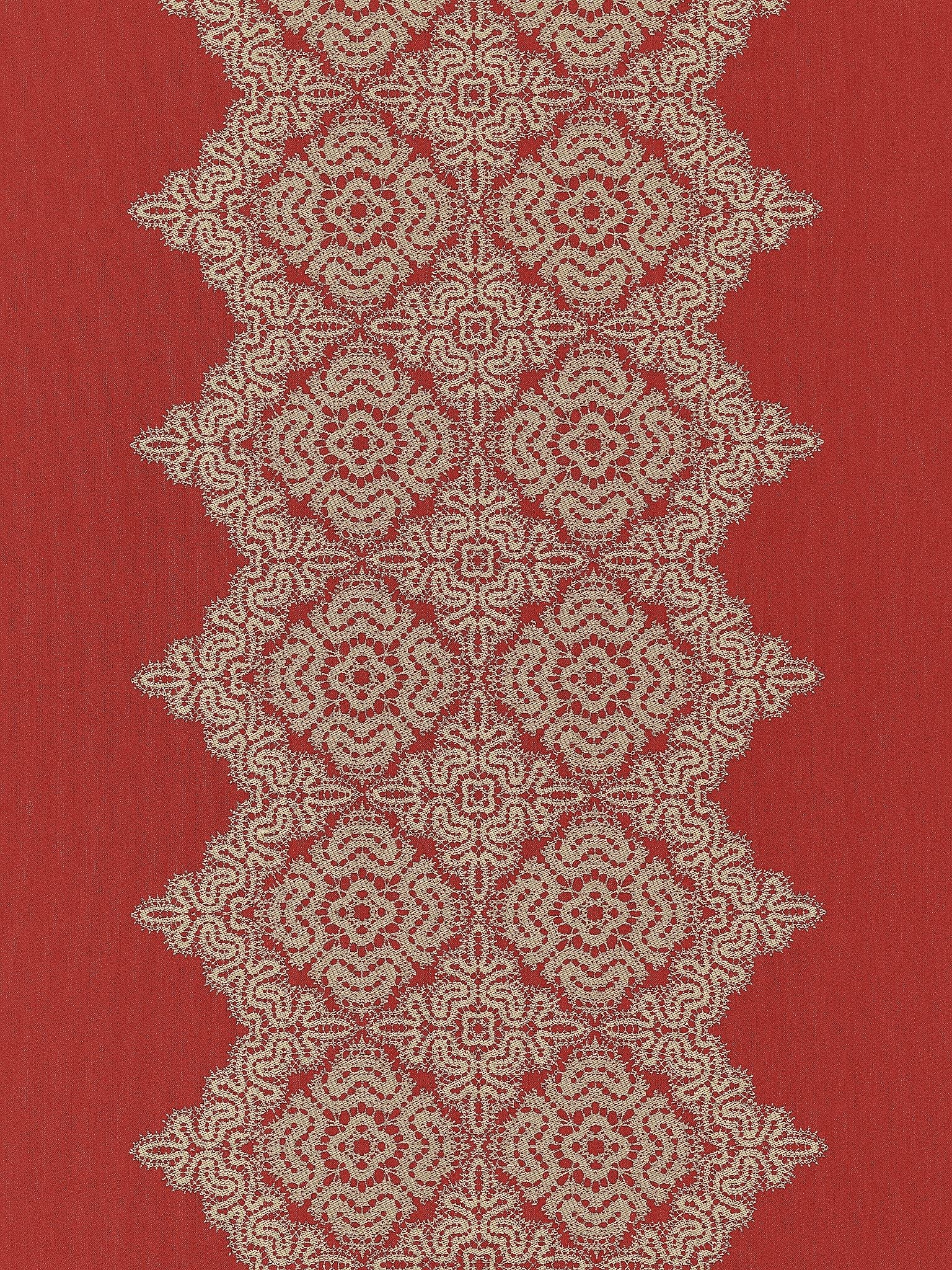 SCALAMANDRE  JOSEPHINE FABRIC CARNELIAN   - SC 000327168