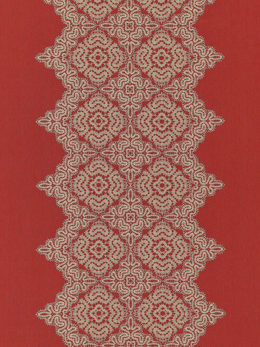 SCALAMANDRE  JOSEPHINE FABRIC CARNELIAN   - SC 000327168