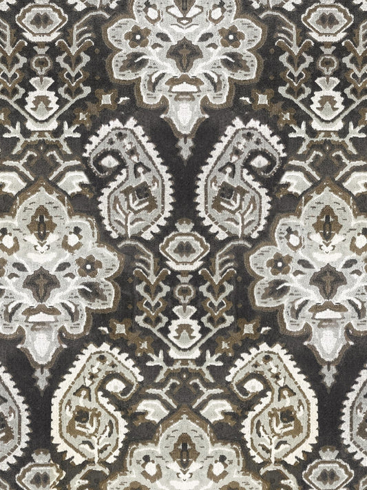 SCALAMANDRE OUTLET  FABRIC OUSHAK LINEN VELVET  FABRIC SMOKE   - SC 000327171 NEW SKU # SC271710003