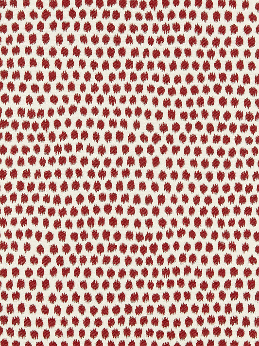 SCALAMANDRE  DOT WEAVE FABRIC CARNELIAN   - SC 000327182