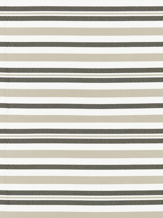 SCALAMANDRE  SANTORINI STRIPE FABRIC SMOKE   - SC 000327188