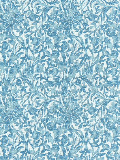 SCALAMANDRE  BALI FLORAL FABRIC CARIBE   - SC 000327195 NEW SKU # SC271950003