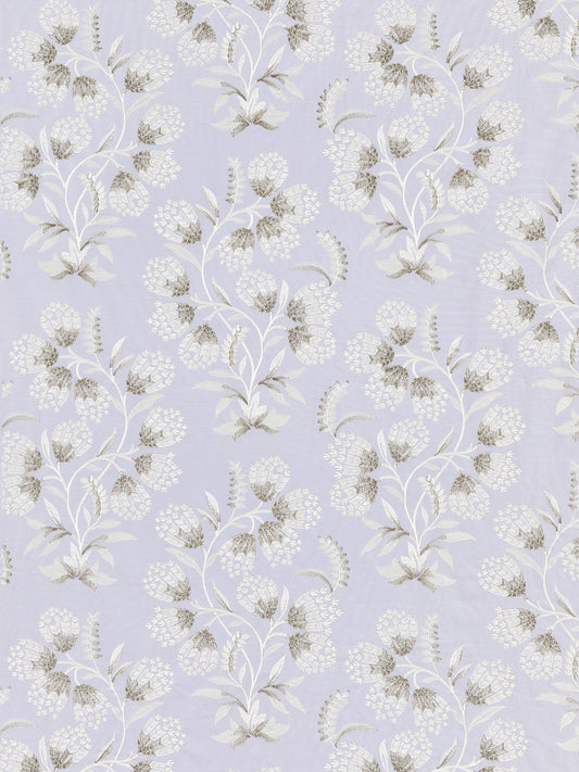 SCALAMANDRE  HANA EMBROIDERY FABRIC LILAC   - SC 000327233