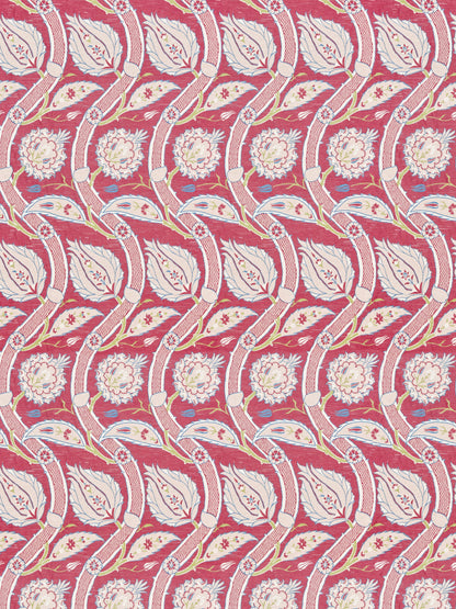 SCALAMANDRE  KEMHA WOVEN FABRIC DRAGON FRUIT   - SC 000327326 NEW SKU # SC273260003