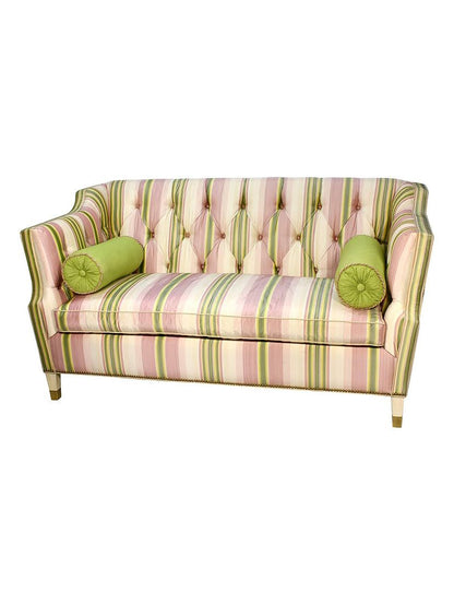 SCALAMANDRE  SIMBOLO FABRIC CREAMS, GREENS & LAVENDERS   - SC 000390010M NEW SKU # SC90010M0003