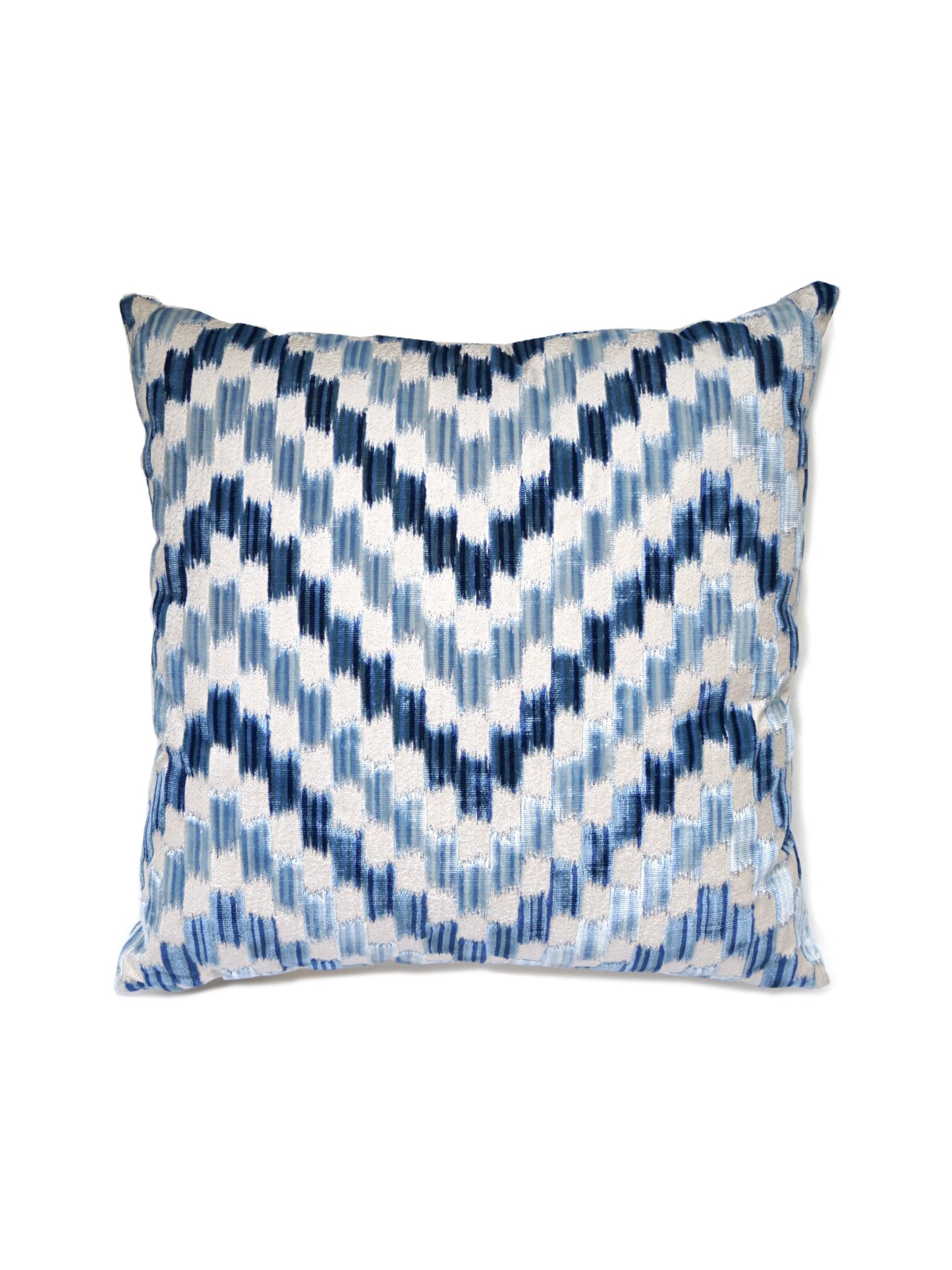SCALAMANDRE PILLOWS   CHEVRON / HERRINGBONE SQUARE    - SC 0003ANKAPILL NEW SKU # SCANKAPILL0003