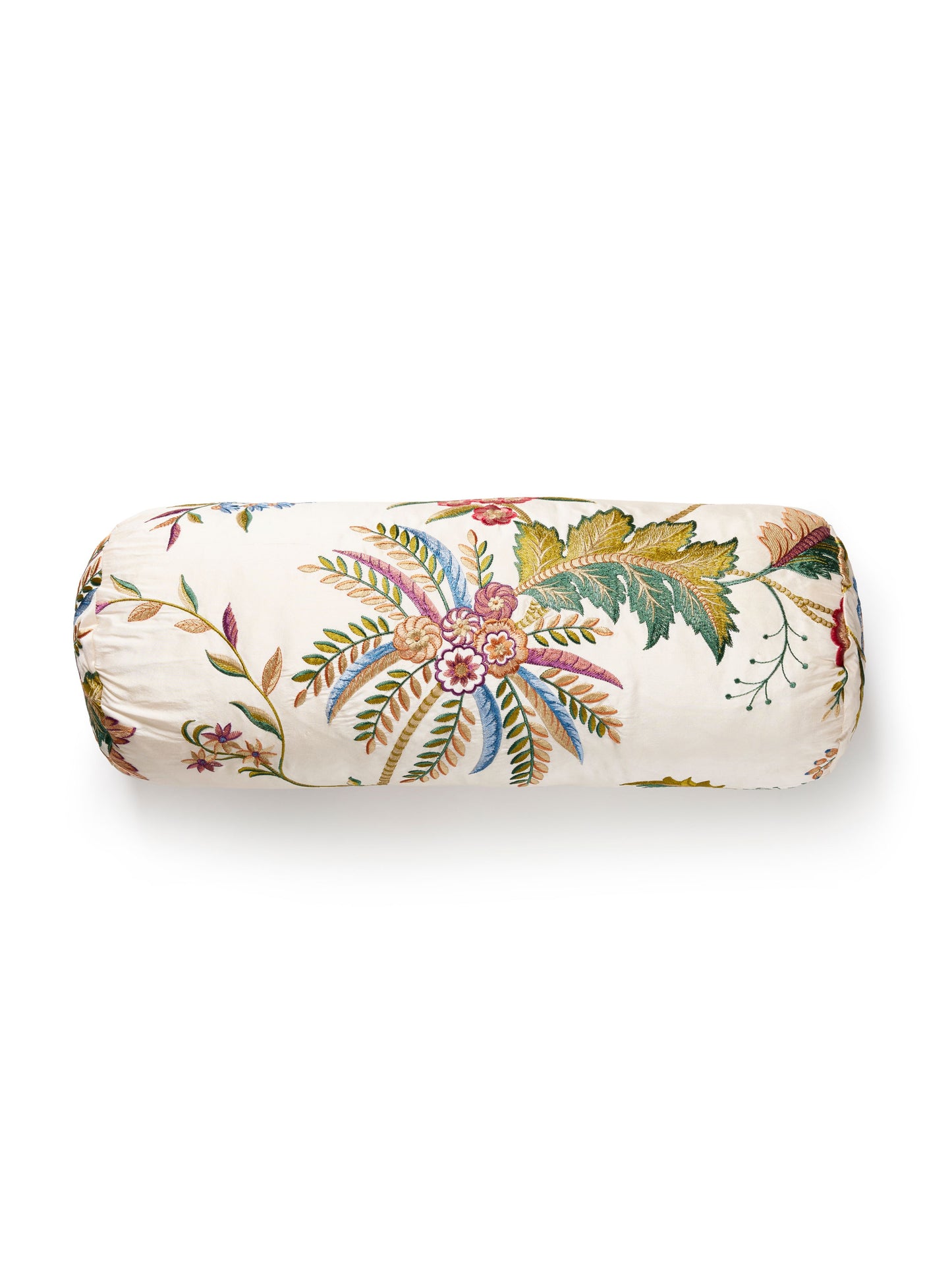 SCALAMANDRE PILLOWS   BOTANICAL / FOLIAGE 
FLORAL 
JACOBEAN / TREE OF LIFE BOLSTER    - SC 0003BADK27325