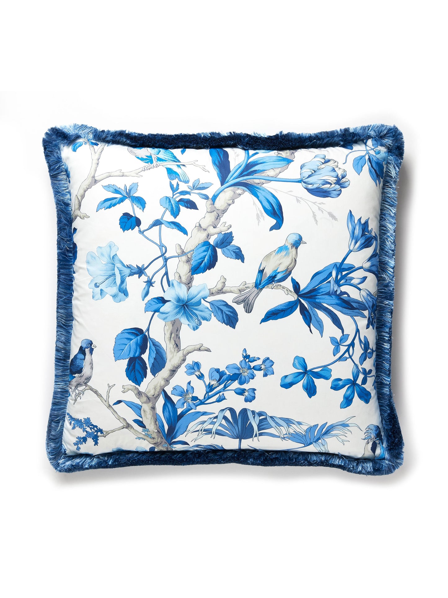 SCALAMANDRE PILLOWS   BIRD / ANIMAL 
BOTANICAL / FOLIAGE 
FLORAL SQUARE    - SC 0003BELIPILL NEW SKU # SCBELIPILL0003