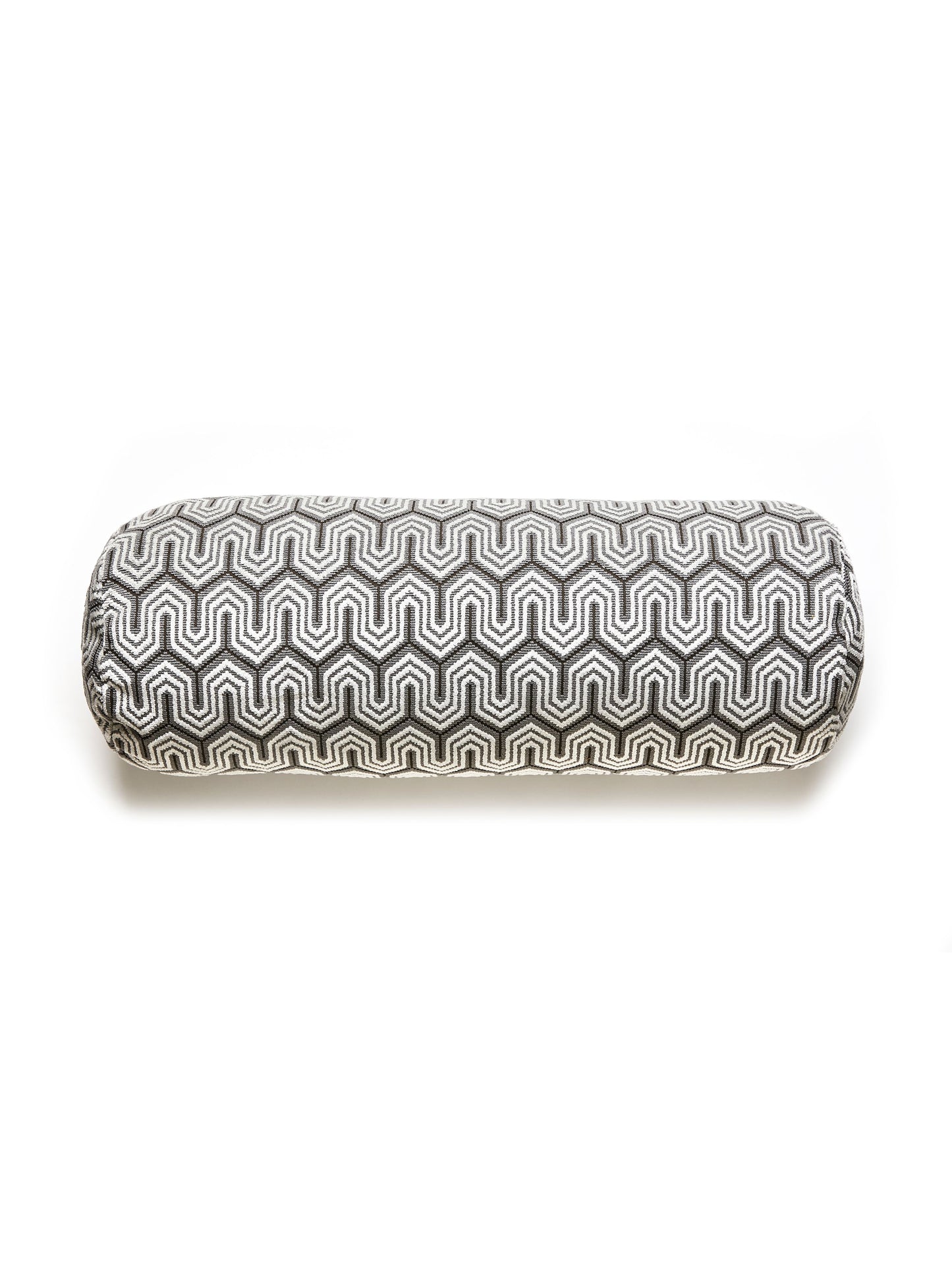 SCALAMANDRE PILLOWS   CHEVRON / HERRINGBONE 
GEOMETRIC BOLSTER    - SC 0003BUNDUPILL