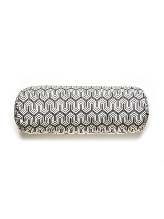 SCALAMANDRE PILLOWS   CHEVRON / HERRINGBONE 
GEOMETRIC BOLSTER    - SC 0003BUNDUPILL NEW SKU # SCBUNDUPILL0003