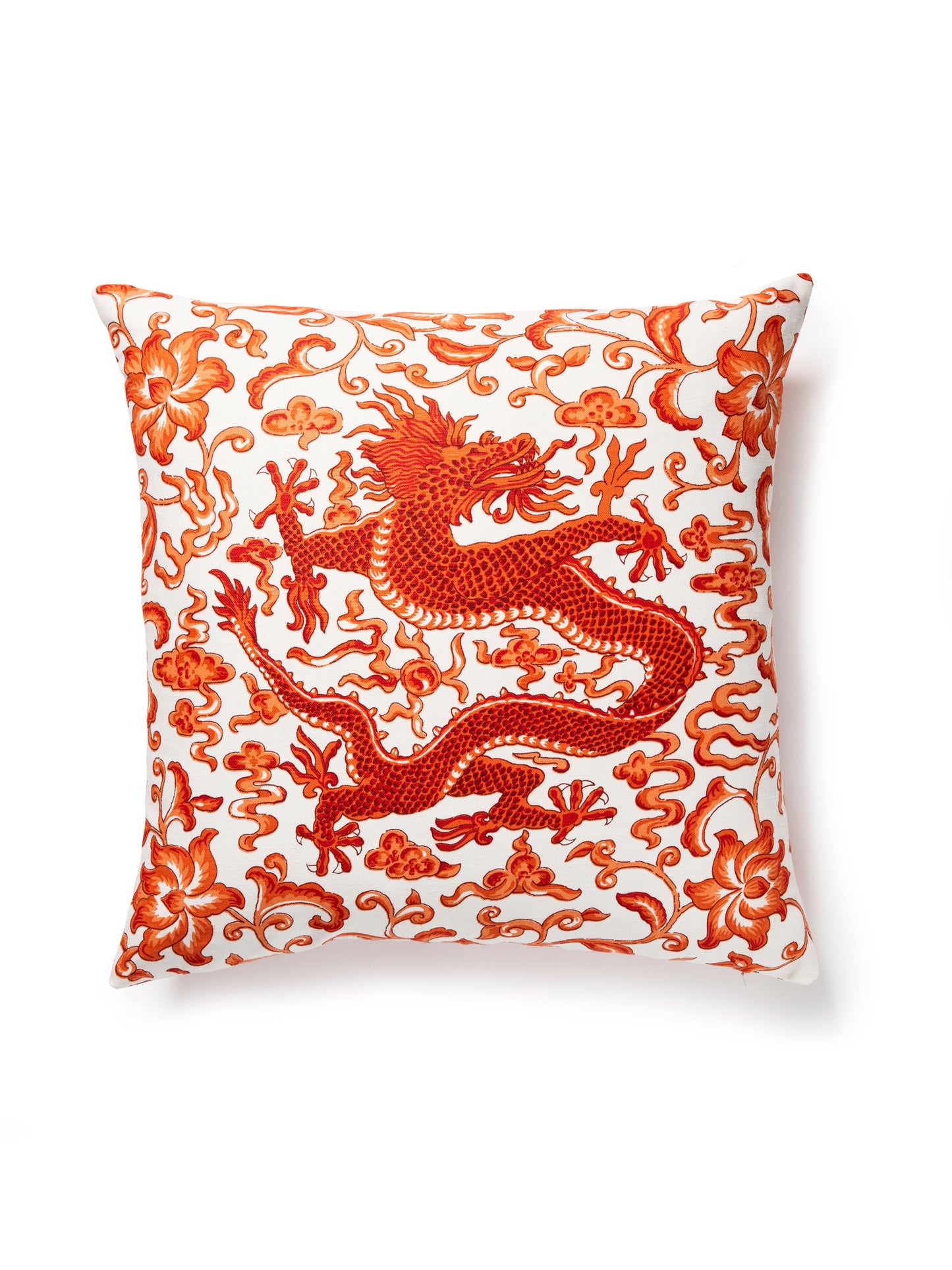 SCALAMANDRE PILLOWS   BIRD / ANIMAL 
BOTANICAL / FOLIAGE 
CHINOISERIE SQUARE    - SC 0003DRAGONPIL