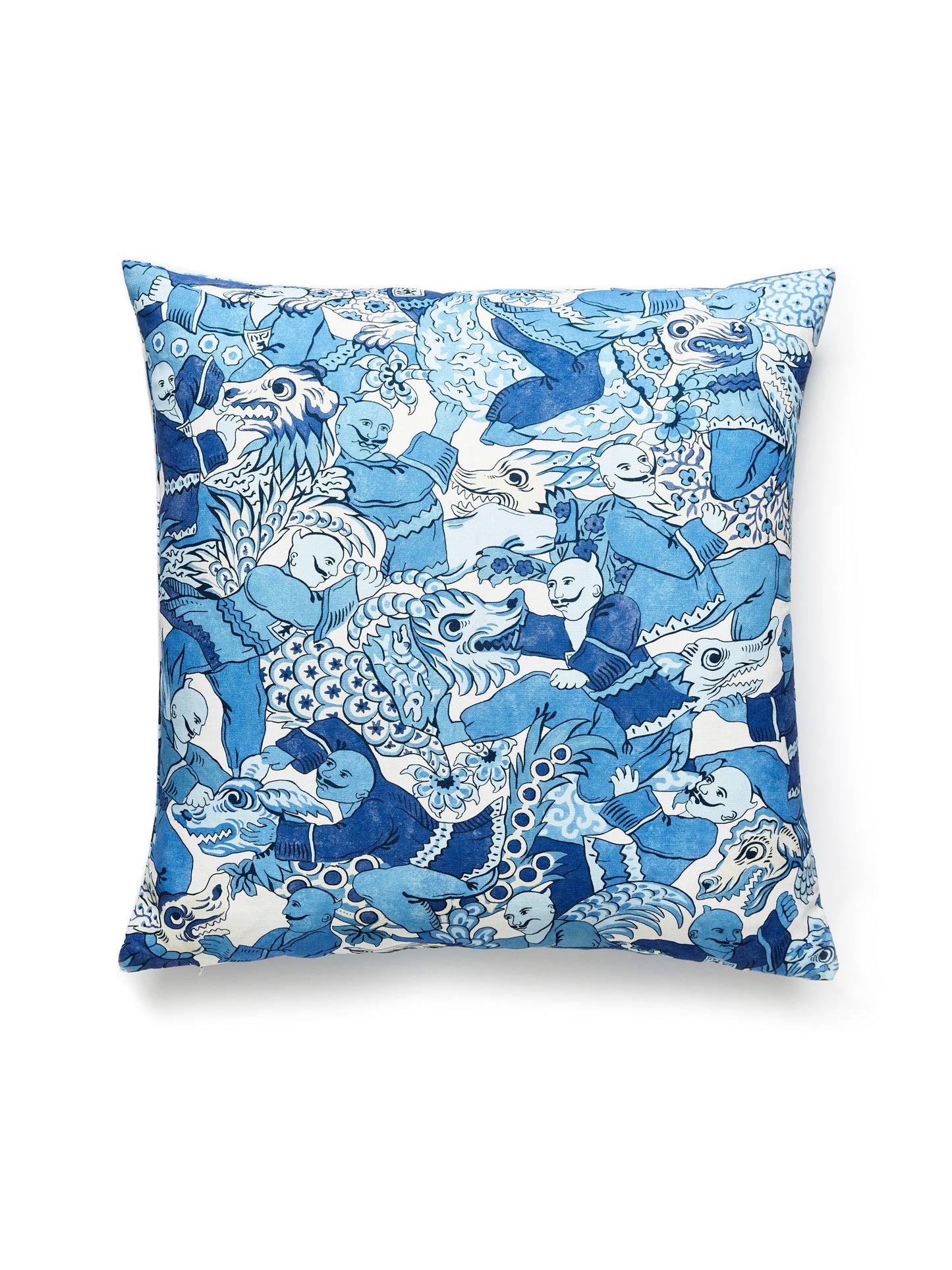 SCALAMANDRE PILLOWS   BIRD / ANIMAL 
CHINOISERIE 
SCENIC SQUARE    - SC 0003DRAGPILL