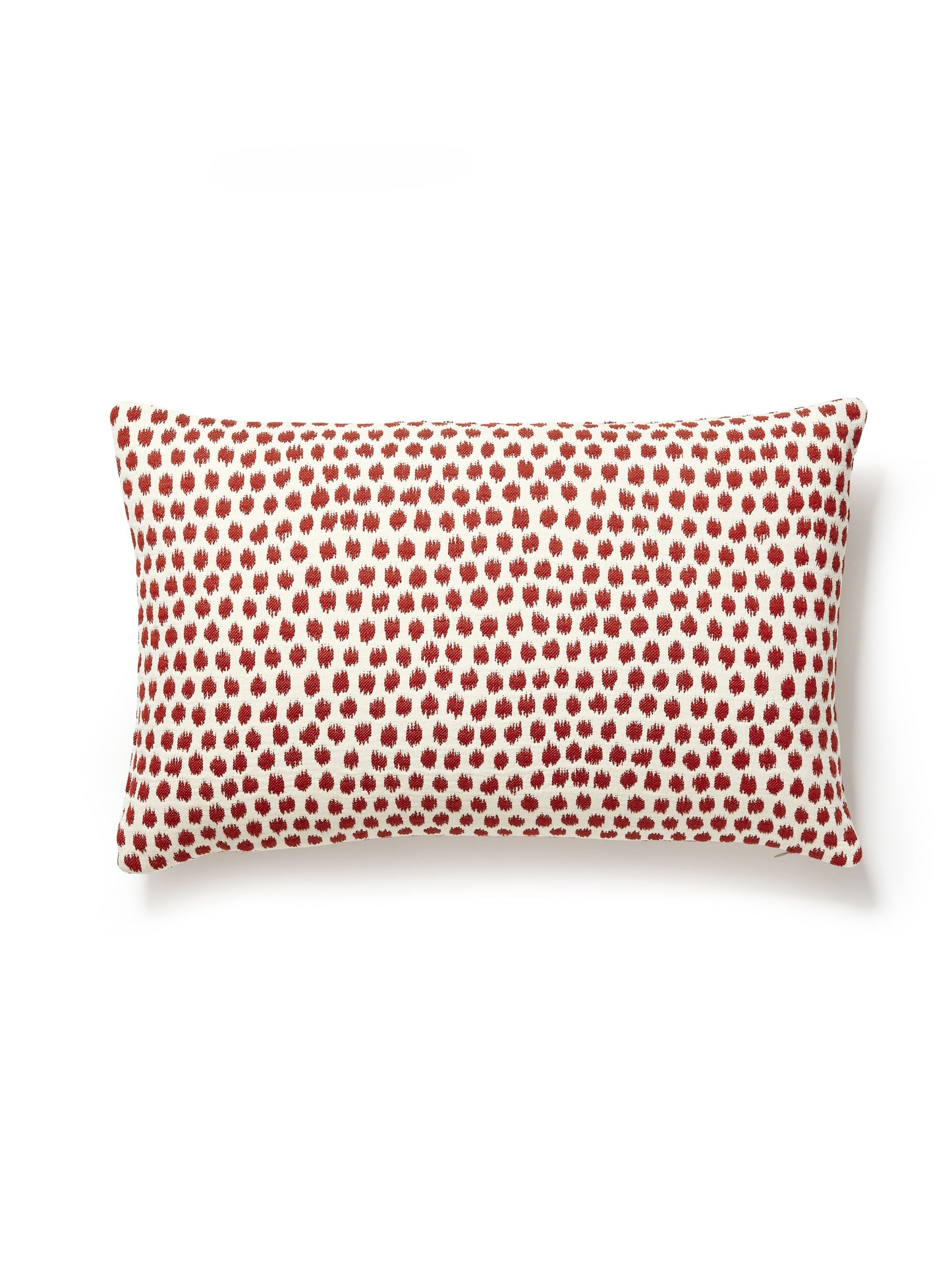 SCALAMANDRE PILLOWS   DOTS / CIRCLES 
IKAT 
SMALL SCALE LUMBAR    - SC 0003LBDK27182