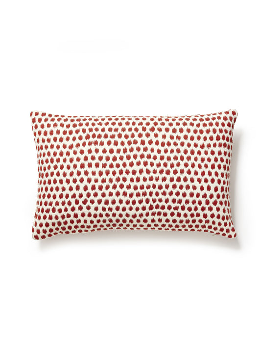 SCALAMANDRE PILLOWS   DOTS / CIRCLES 
IKAT 
SMALL SCALE LUMBAR    - SC 0003LBDK27182