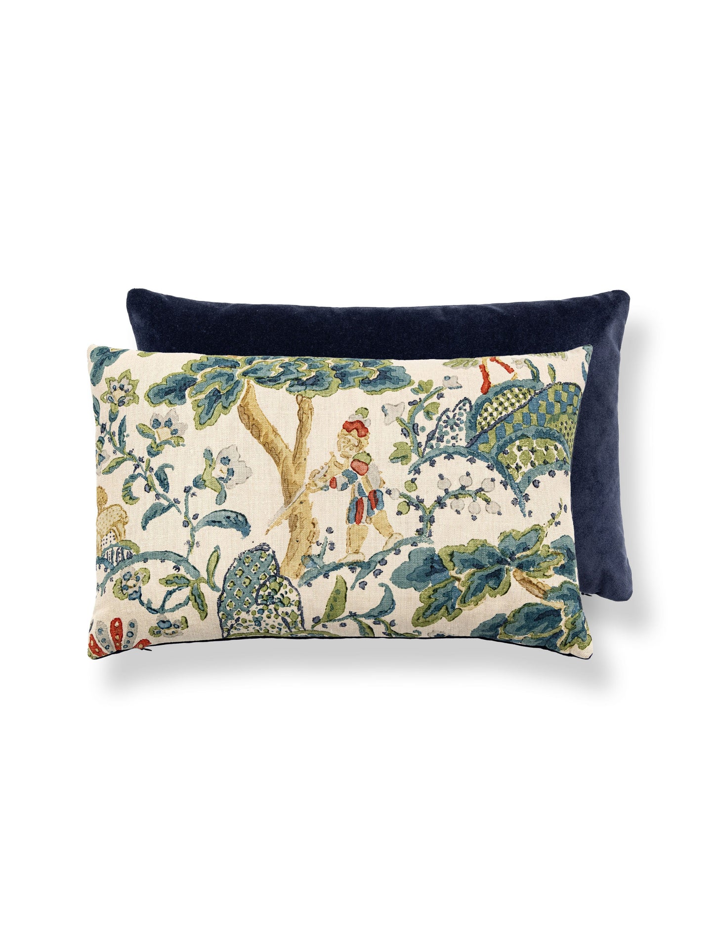 SCALAMANDRE PILLOWS   BIRD / ANIMAL 
BOTANICAL / FOLIAGE 
CHINOISERIE 
SCENIC LUMBAR    - SC 0003MBDK16590