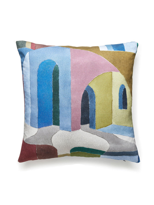 SCALAMANDRE PILLOWS   ABSTRACT 
GRAPHIC 
SCENIC SQUARE    - SC 0003RIADPILL NEW SKU # SCRIADPILL0003