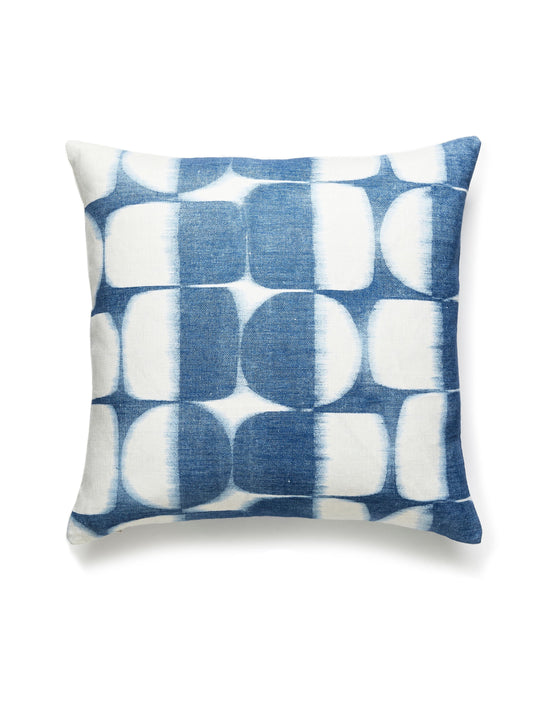 SCALAMANDRE PILLOWS   DOTS / CIRCLES 
GEOMETRIC 
STRIPE SQUARE    - SC 0003RIFTPILL NEW SKU # SCRIFTPILL0003