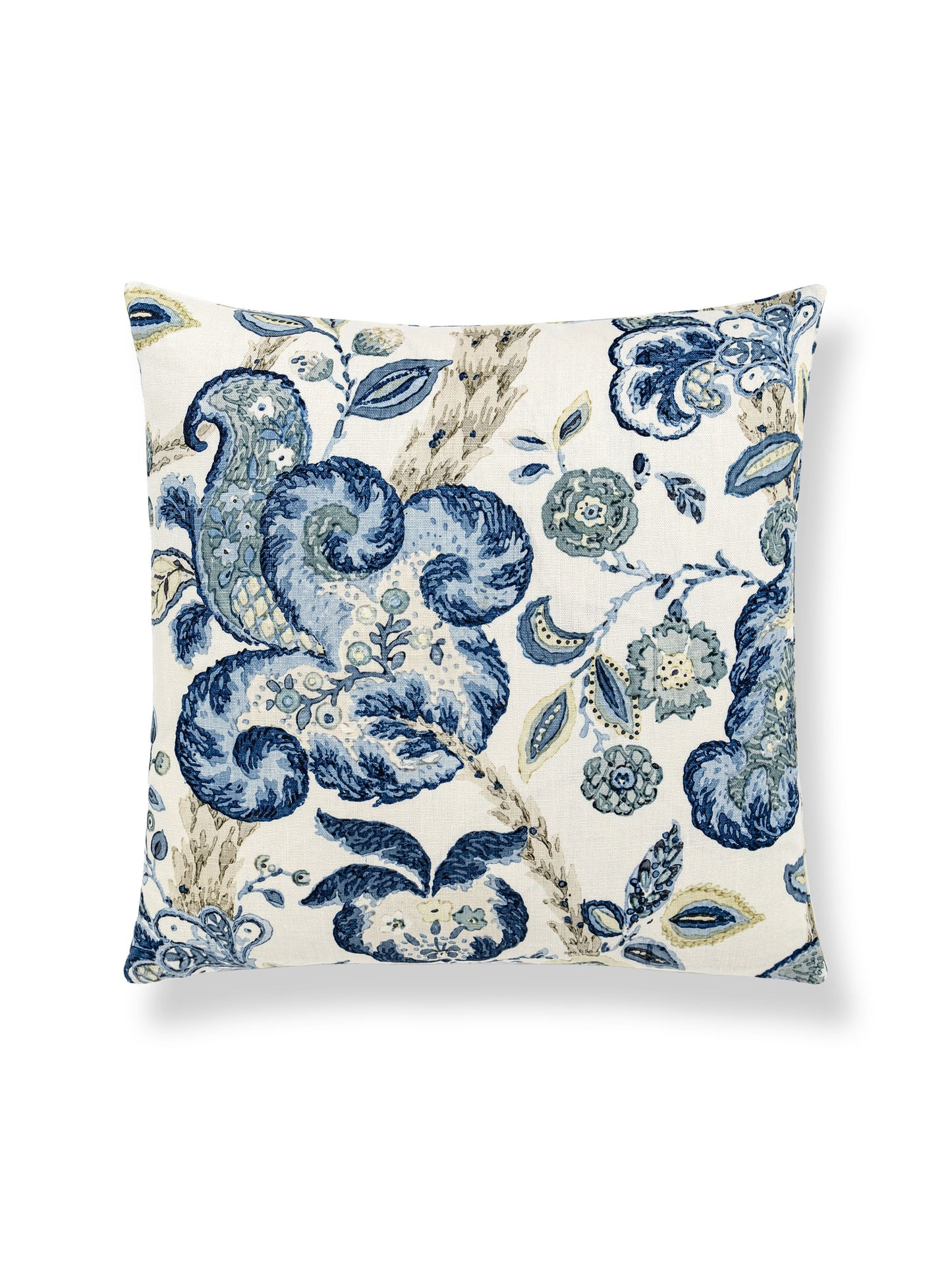 SCALAMANDRE PILLOWS   BOTANICAL / FOLIAGE 
FLORAL SQUARE    - SC 0003SDDK16603